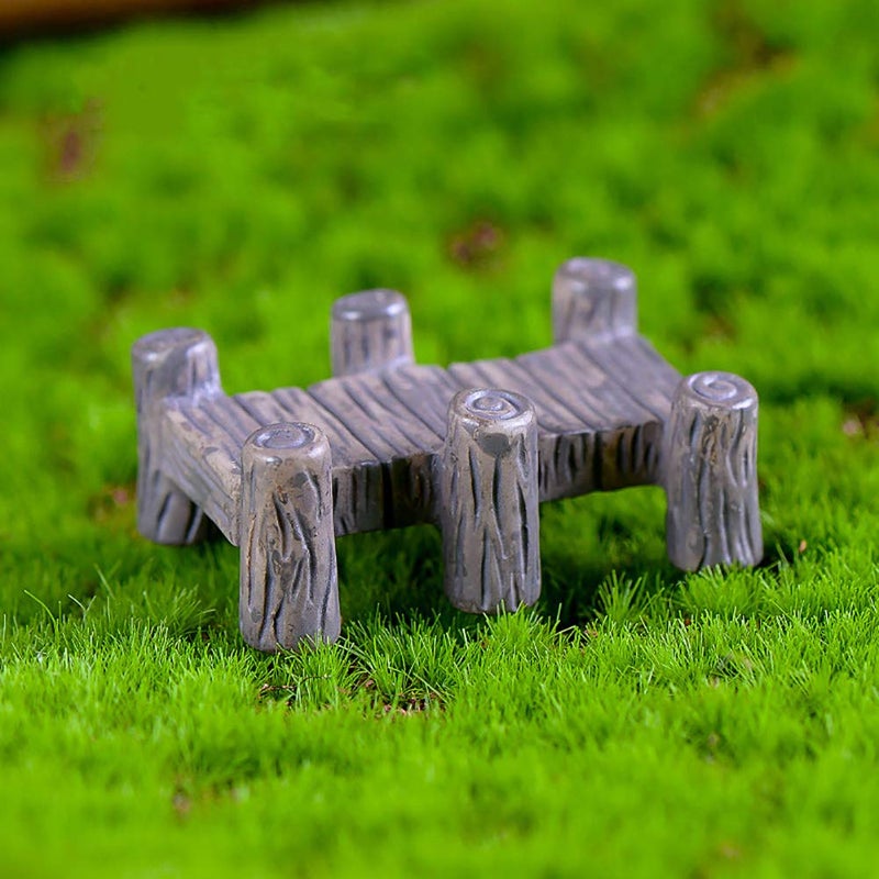 MAOMIA 6 Pcs Miniature Fairy Garden Arch Bridge Figurines, Micro Landscape Garden Bridge Terrarium Kit Dollhouse DIY Outdoor Decoration Plant Pot Ornaments - Image 5